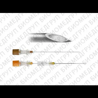 Игла для спинальной анестезии, Quincke Квинке, с проводником 22G?1 0.7?34 мм, 27G?3 0.4?90 мм  Mederen