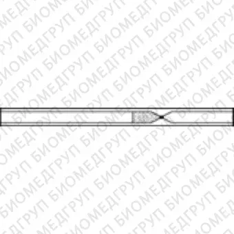 Вкладыш Agilent для Varian/Bruker, внутренний диаметр 4 мм, разделенный/неразделенный, среднее ограничение, шерсть, 5 шт/уп