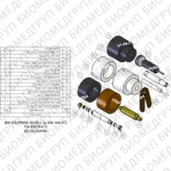 Стартовый набор, 7,5 мм, 450 мкл, жидкости Включает набор упаковочных инструментов, 5 роторов в сборе и 2 комплекта запасных прокладок и колпачков