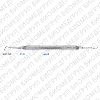 Скейлер парадонтологический, форма 204S, ручка диаметр 8 мм
