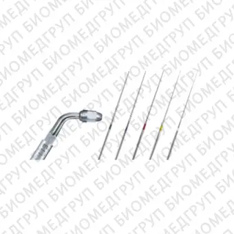 Endo Kit E11  набор эндодонтических насадок E11, Uфайлы 15, 20, 25, 30, 35 по 6 шт. каждого размера, ключ для замены насадок