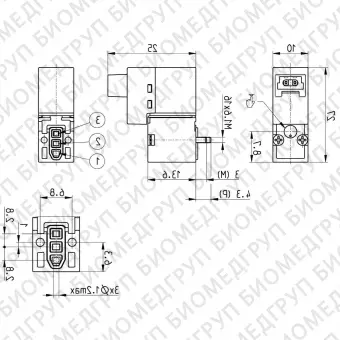 Клапан для медицинской промышленности KN000303K1