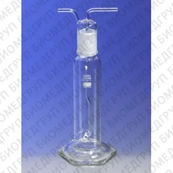 Склянка для промывания газов, 500 мл, горловина 40/50, боросиликатное стекло, Corning, 31760500BO