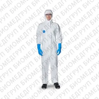 Комбинезон химической и биологической защиты с капюшоном, одноразовый, Тайвек 500 Эксперт, белый, размер XL, DuPont, 6.012XL