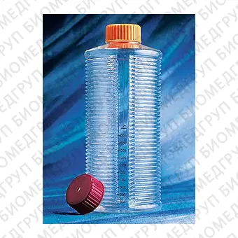 Роллерные бутыли 1700 см, ребристые стенки, поверхность CellBind, 20 шт/уп, 20 шт/кор, Corning, 431134