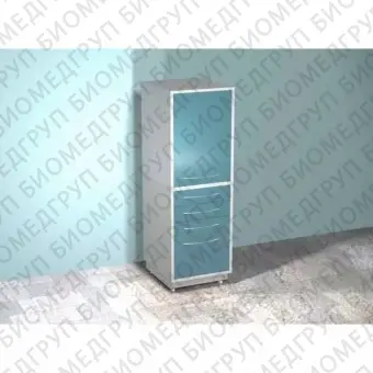 Шкаф AR72C с распашной металлической дверью, двумя металлическими полками, четырьмя выдвижными ящиками, бактерицидной лампой Philips