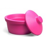 Емкость для льда и жидкого азота 2,5 л, розовый цвет, круглая с крышкой, Round, Corning (BioCision), 432134