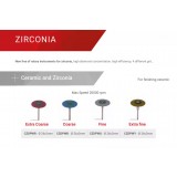 Полир на держателе ZIRCONIA для финишной обработки керамики 1шт. Reddish Stone (CZDPWY 26 мм x 2 мм Линза Желтый)