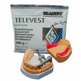 TeleVest (5 кг = 32 x 160 г) - паковочная масса для отливки телескопических коронок, порошок